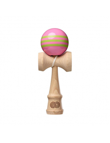 KENDAMA USA KAIZEN ΜΕ ΤΡΙΠΛΗ ΡΙΓΑ ΡΟΖ ΠΡΑΣΙΝΟ