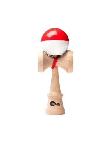 KENDAMA USA KAIZEN 3 SHIFT HALF SPLIT ΚΟΚΚΙΝΟ ΑΣΠΡΟ