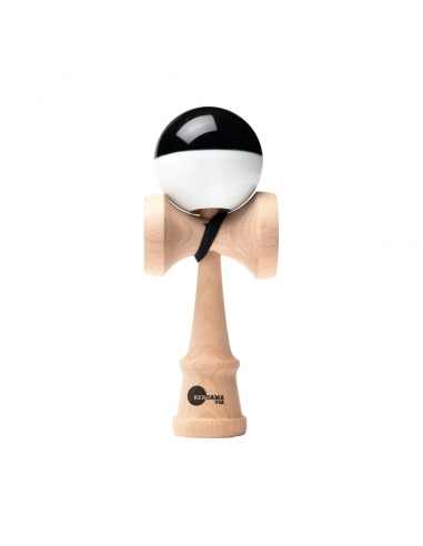 KENDAMA USA KAIZEN 3 SHIFT HALF SPLIT BLACK WHITE