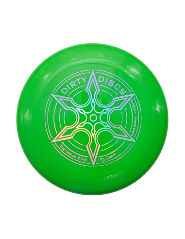 FRISBEE DISC NINJA STAR GREEN